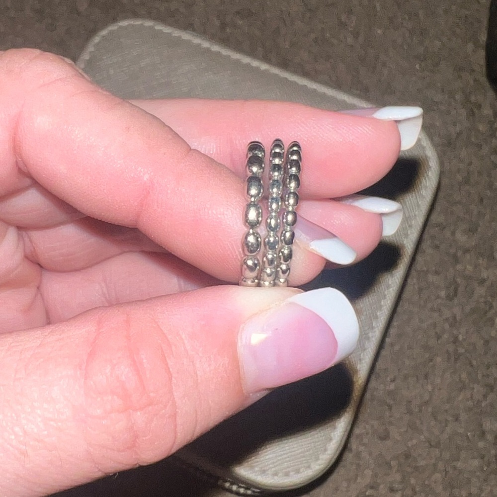 Silver Ring Stack